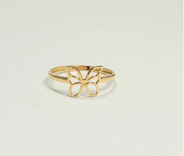 18k Butterfly Ring