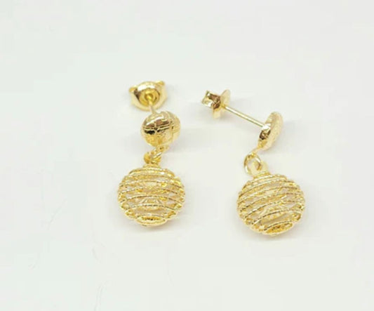 18k Yellow Gold Earrings