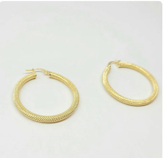 18k Yellow Gold Earrings