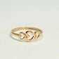 18k Triple Heart Ring