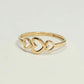 18k Triple Heart Ring