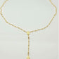 18k Rosary Necklace