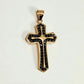 18k Rose Gold Cross Pendant