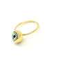 18k Evil Eye Ring