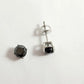 Black Diamond Stud Earrings
